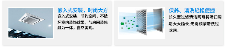 嵌入式安裝，時尚大方